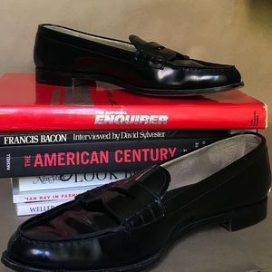 CHURCH’S BLACK LEATHER PENNY LOAFERS